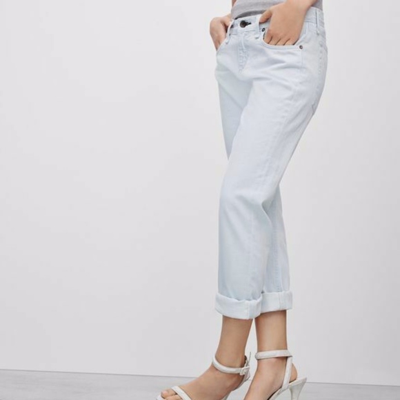 NWT! $190 rag & bone/JEAN Boyfriend Jeans‎ in Bleachout [SZ 28 ] - Picture 2 of 16